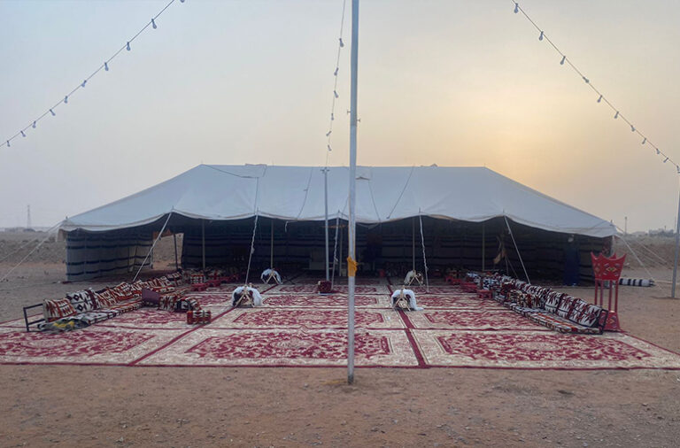 تأجير خيام شعبية مع شركة المجد لتأجير الخيام